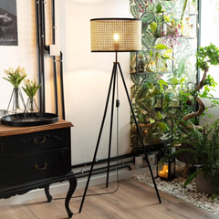 Rattan Floor Lamp