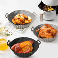 Food grade silicone air fryer liner