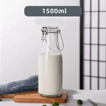 1.5 litres Food Grade Sealed Glass Bottle