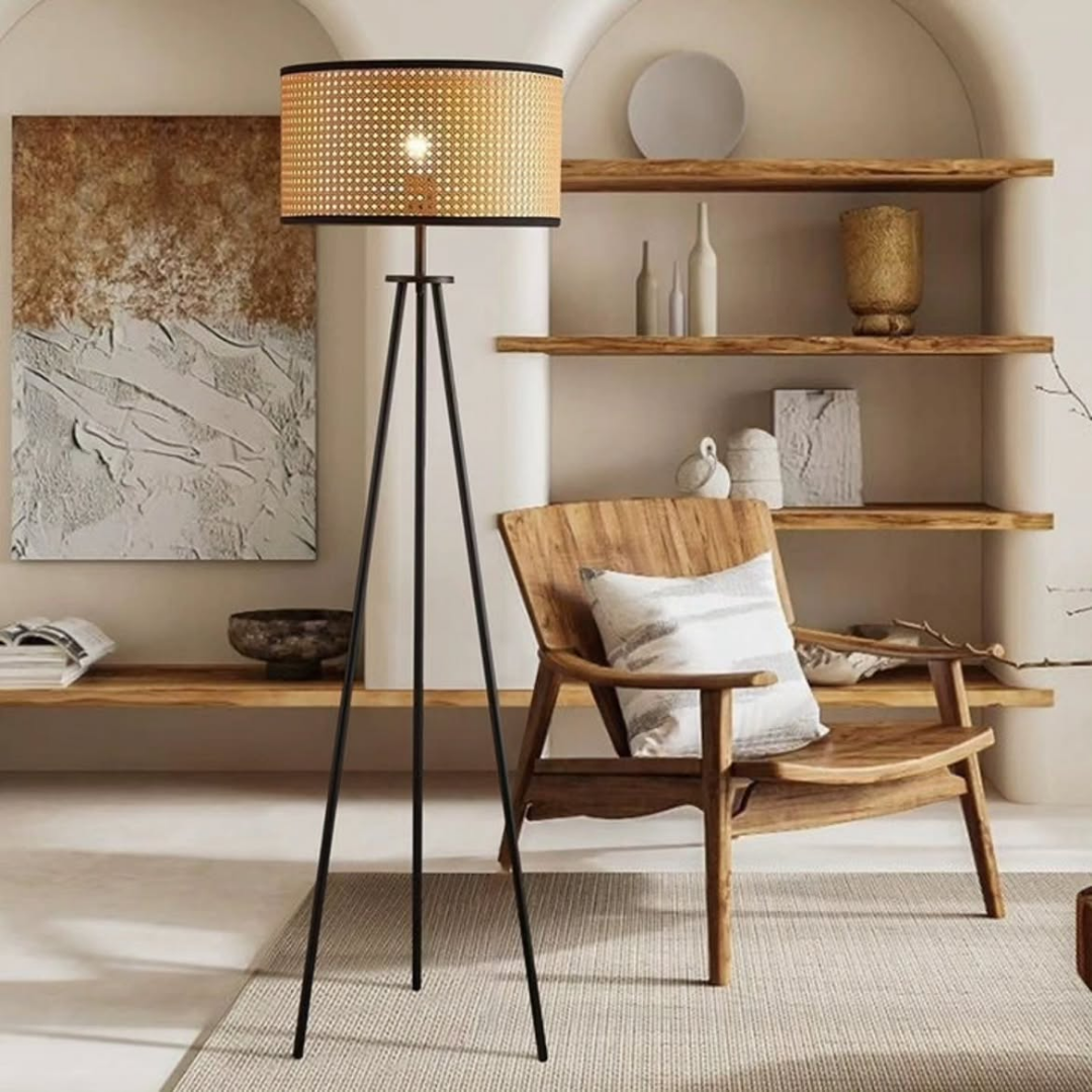Rattan Floor Lamp