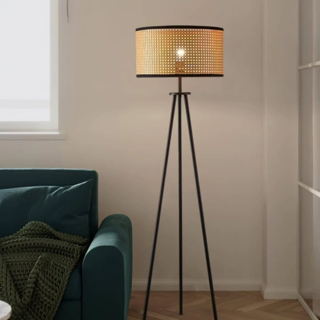 Rattan Floor Lamp