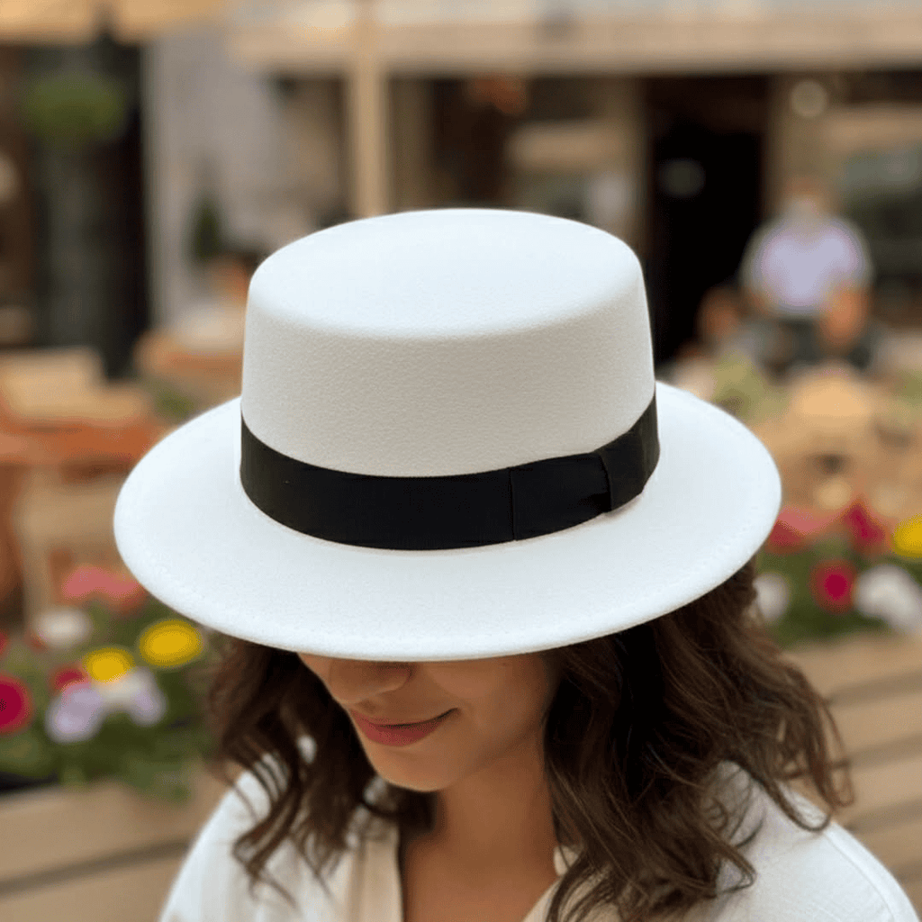 Flat Top Unisex Fedora Hats