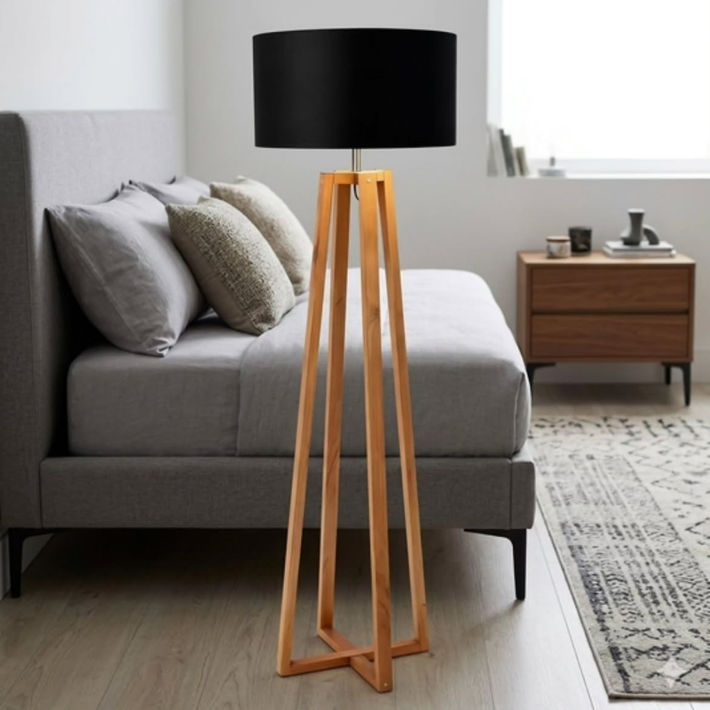 Wooden Floor Lamp