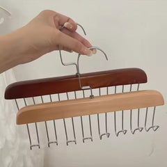 Wooden Plank Multipurpose 8 Hook Hanger