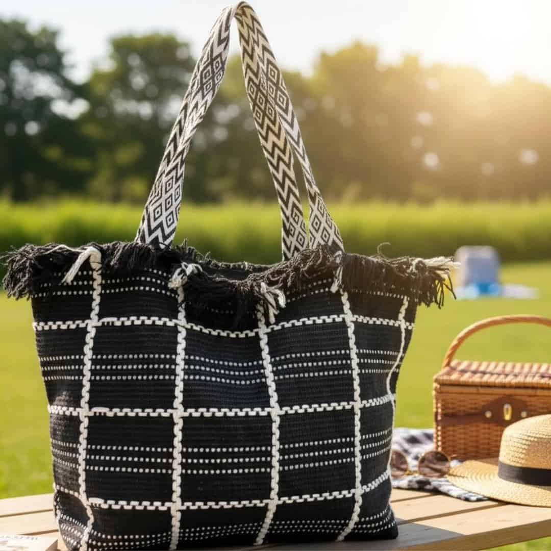 Summer Vibes Beach Market Bag