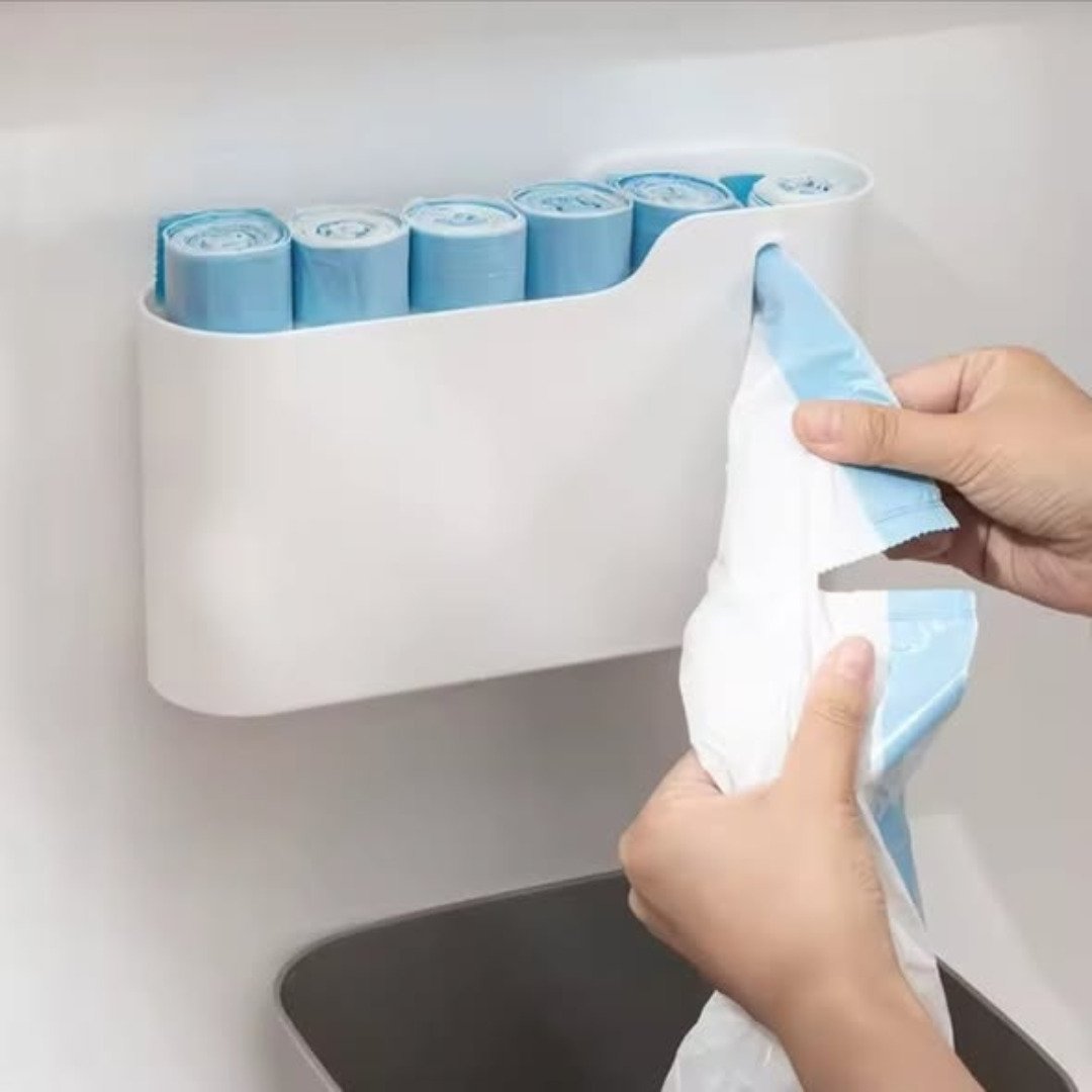 Wall-Mounted Garbage Bag Dispenser
