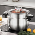 2 in 1 Multipurpose Pressure Cooker With a Steamer Pot