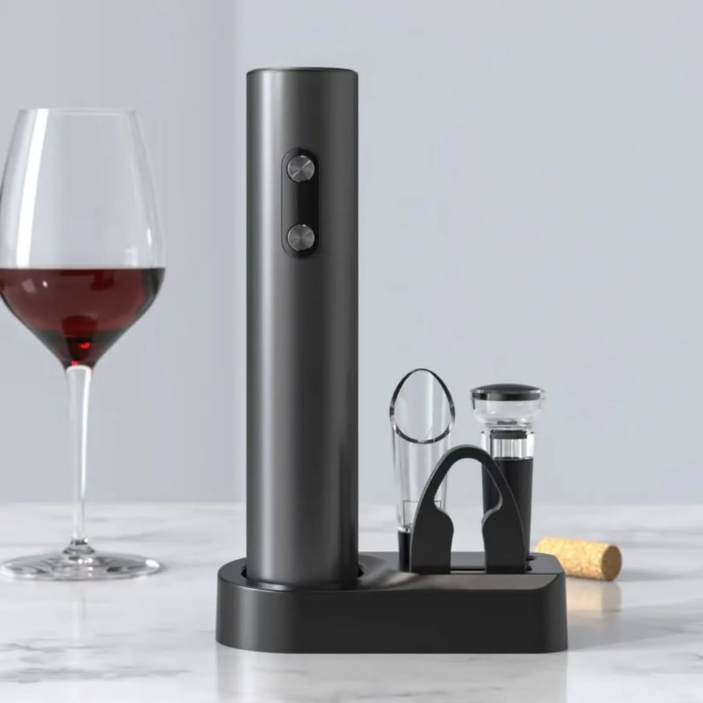 Electric Wine Opener Set With Stand