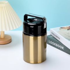 Vacuum break food flask