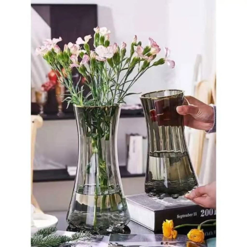 Nordic Modern creative dark glass vase