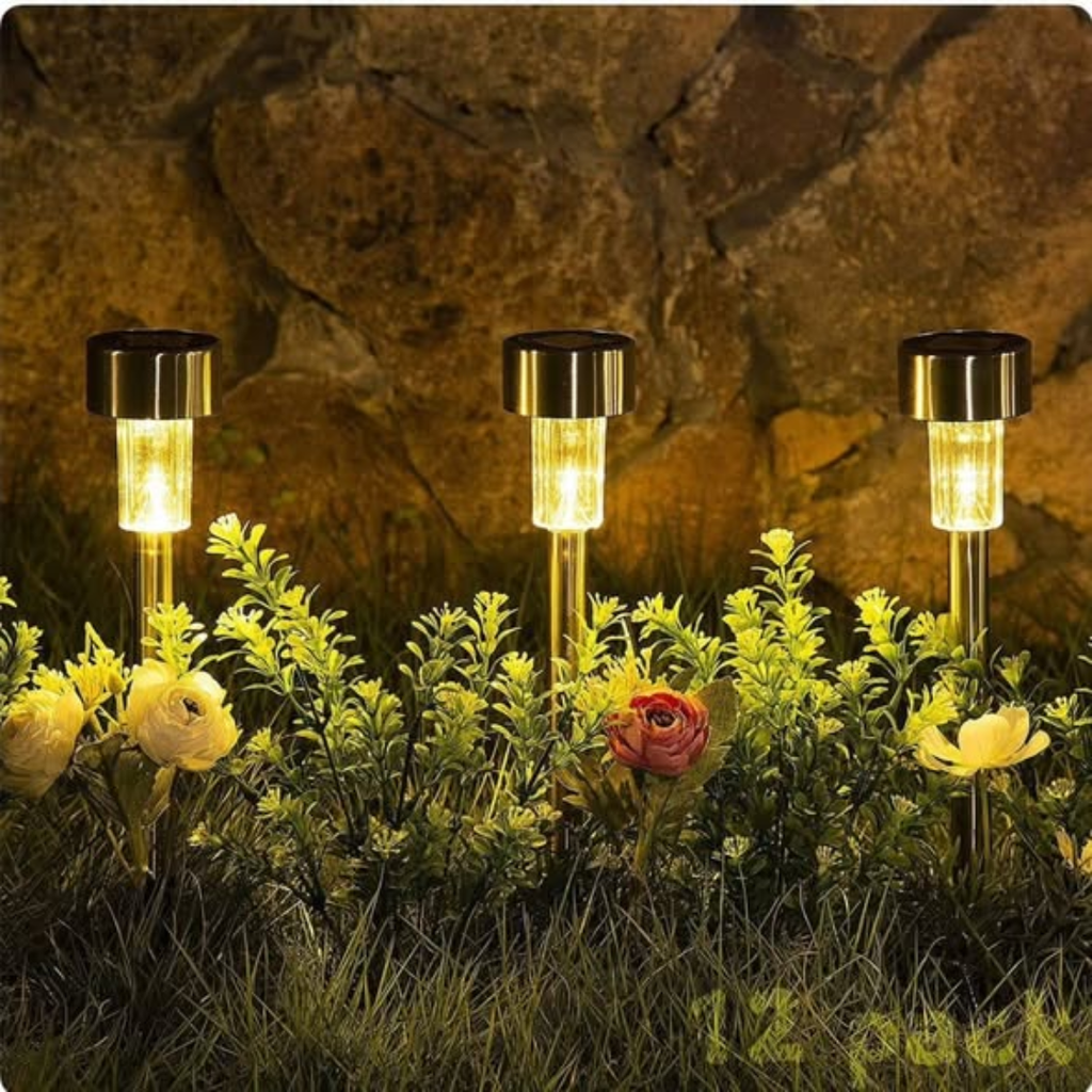 Waterproof Outdoor Solar Garden Pathway Lights