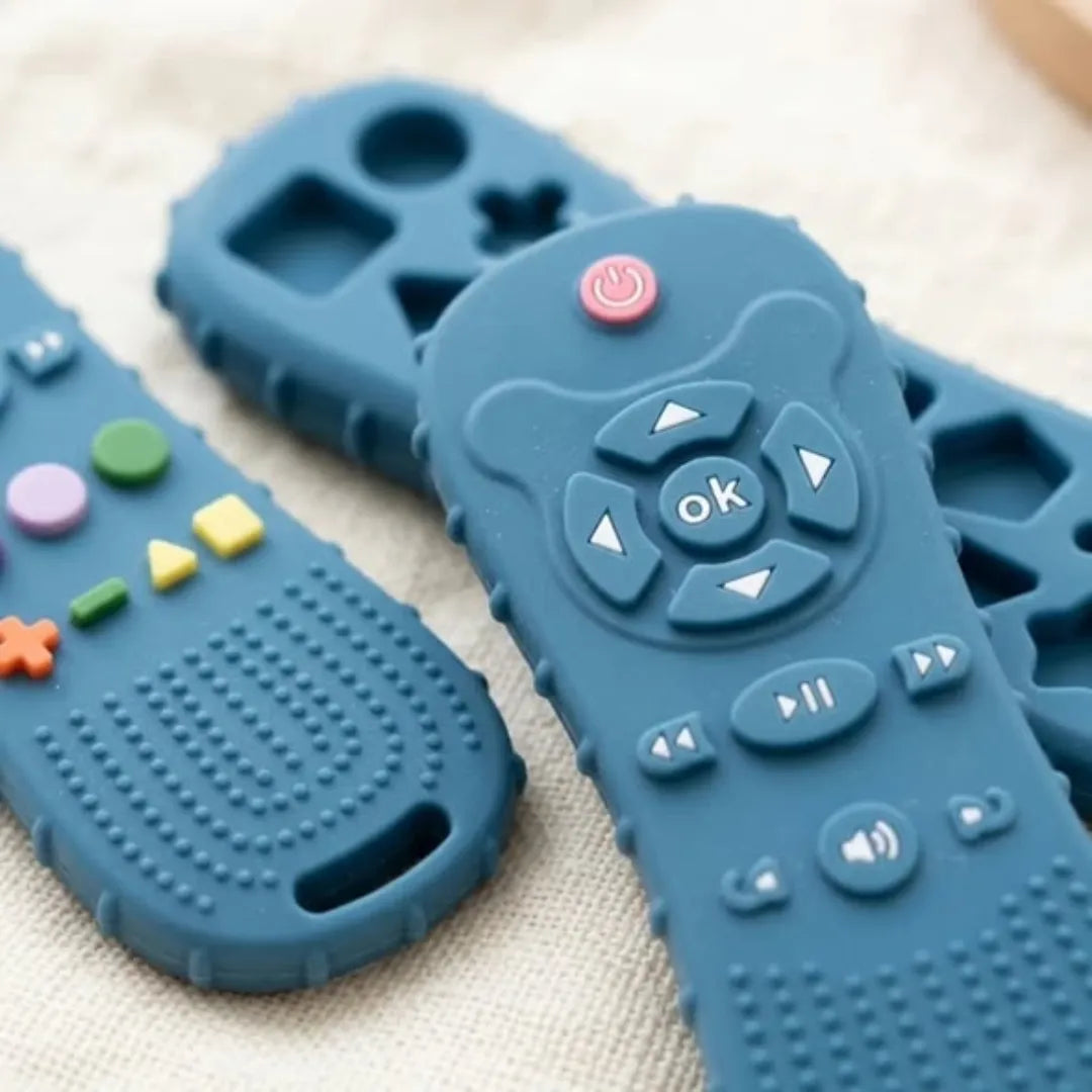Silicone Baby Remote Teether Chew Toy