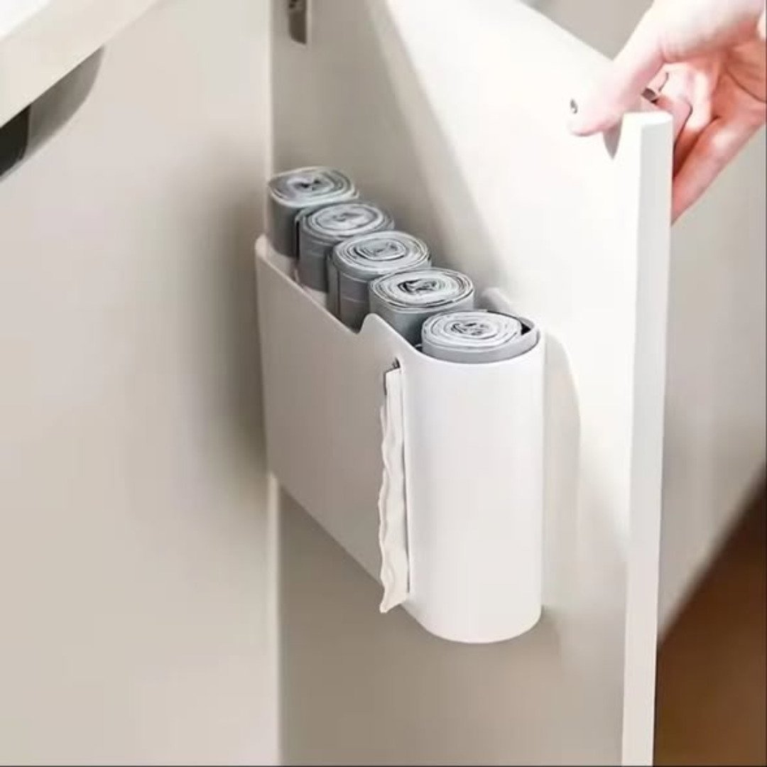 Wall-Mounted Garbage Bag Dispenser
