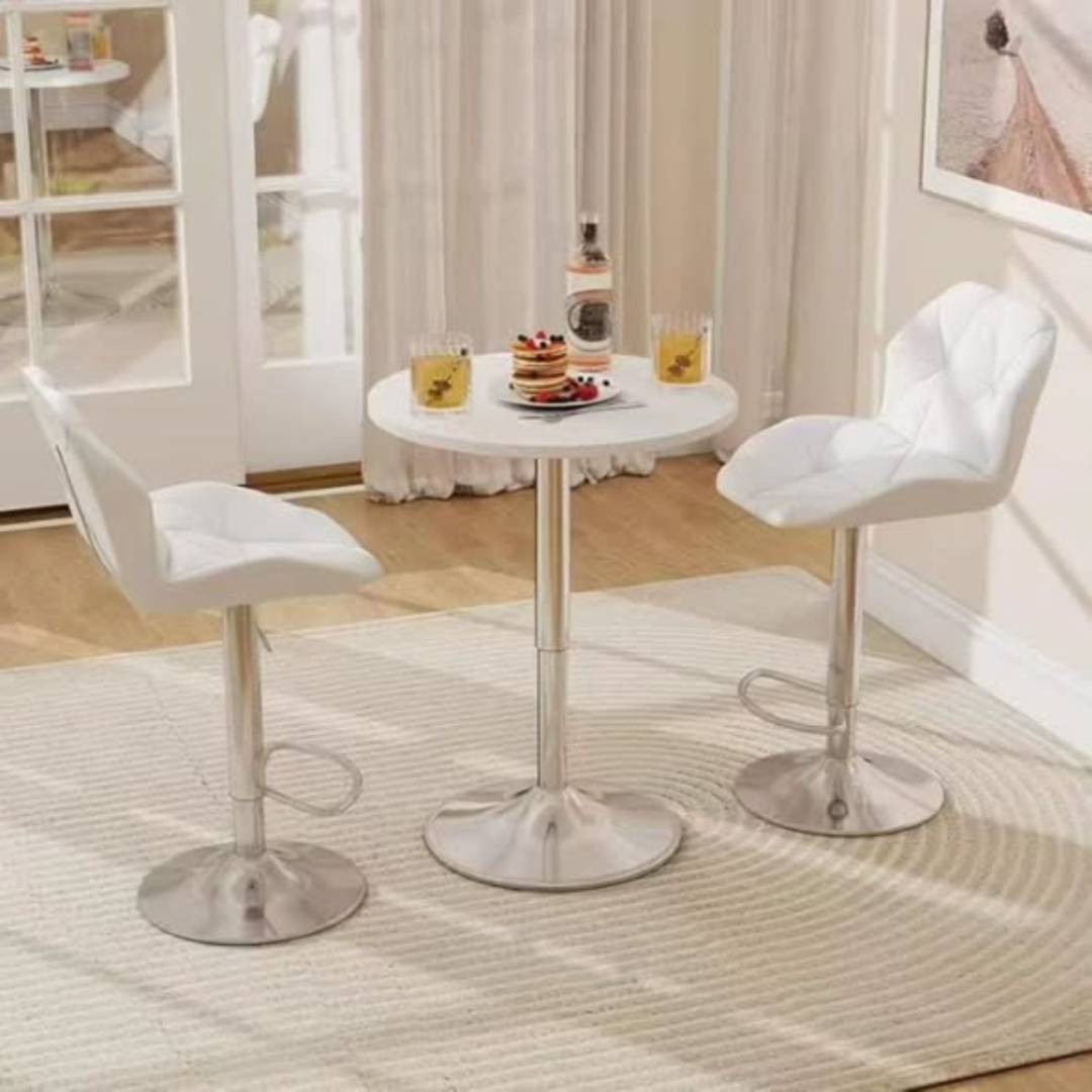 Leather Modern Adjustable Bar Stool