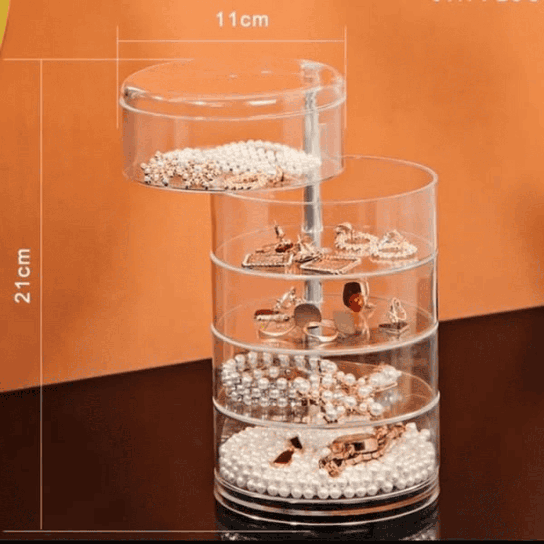 Acrylic Rotating Jewellery Holder