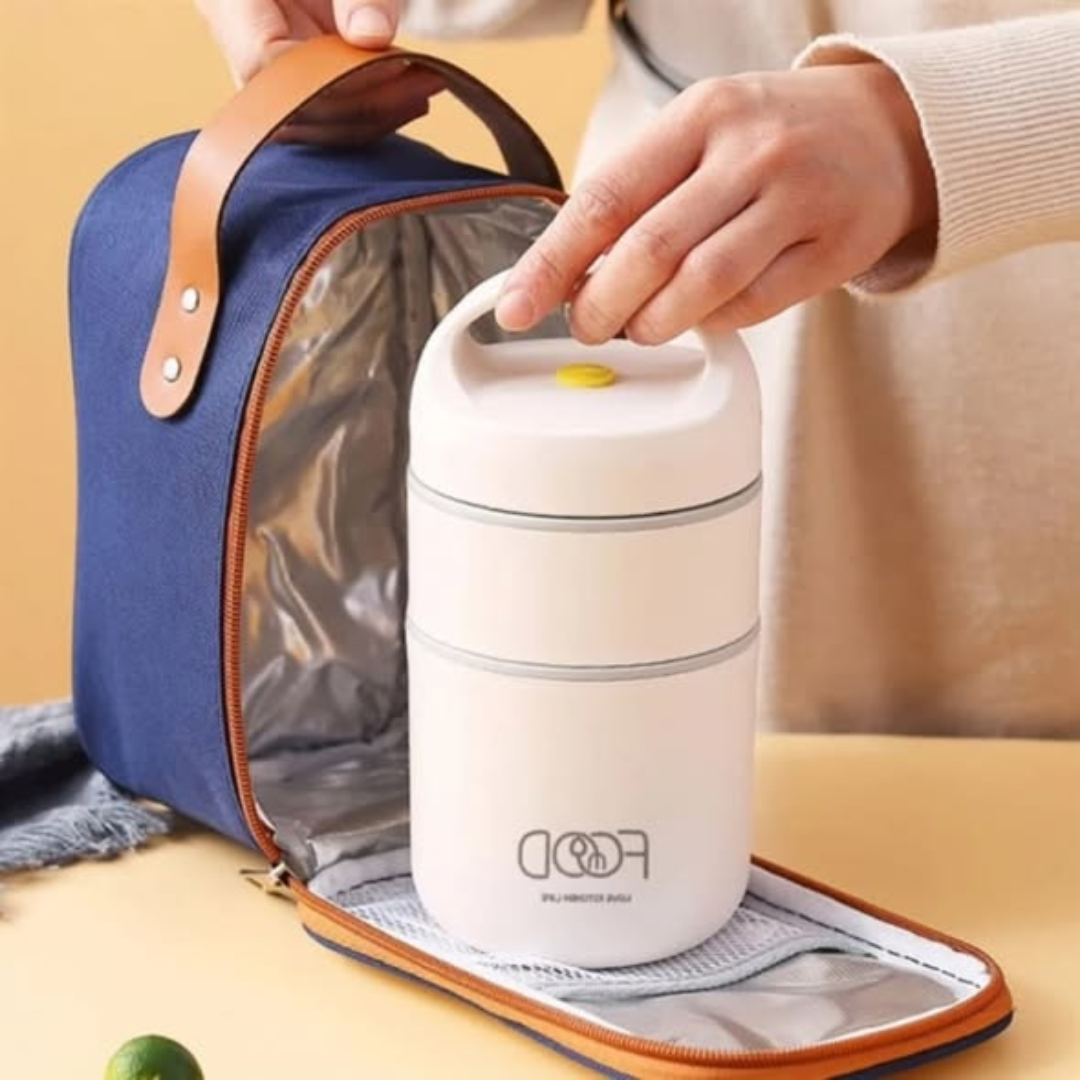 Insulated lunch box set