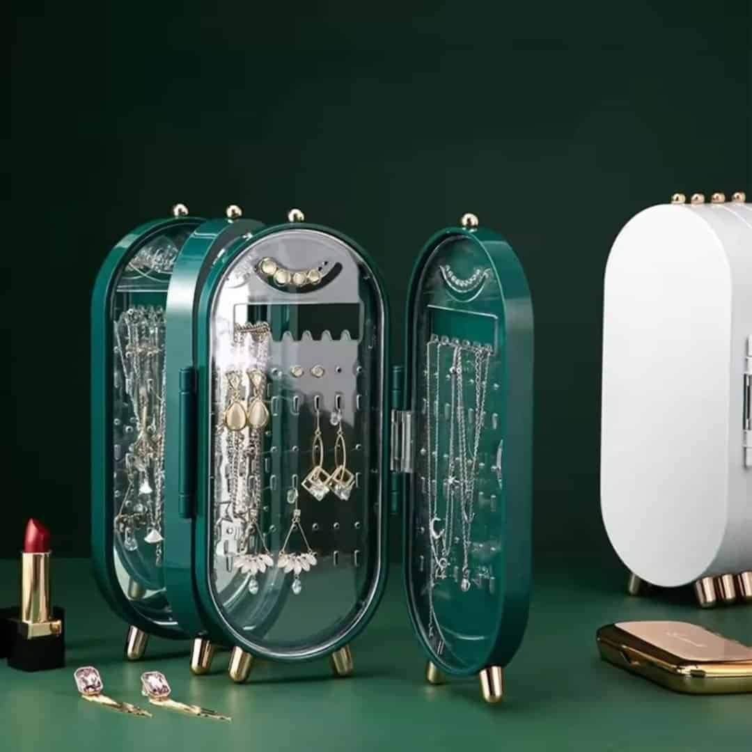 Foldable Exquisite Jewelry Box Organizer