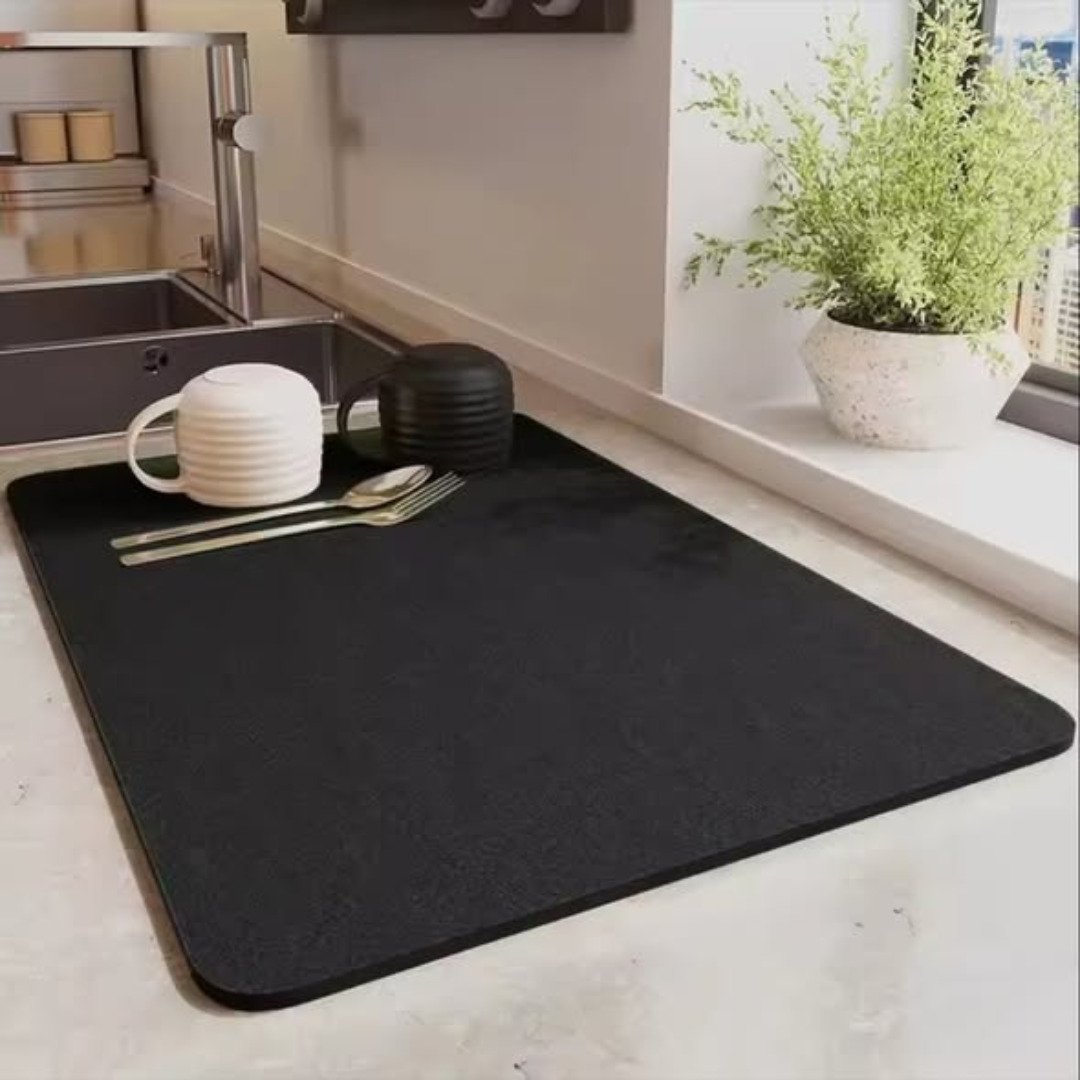 Super Absorbent Nonslip Dish Drying Mat