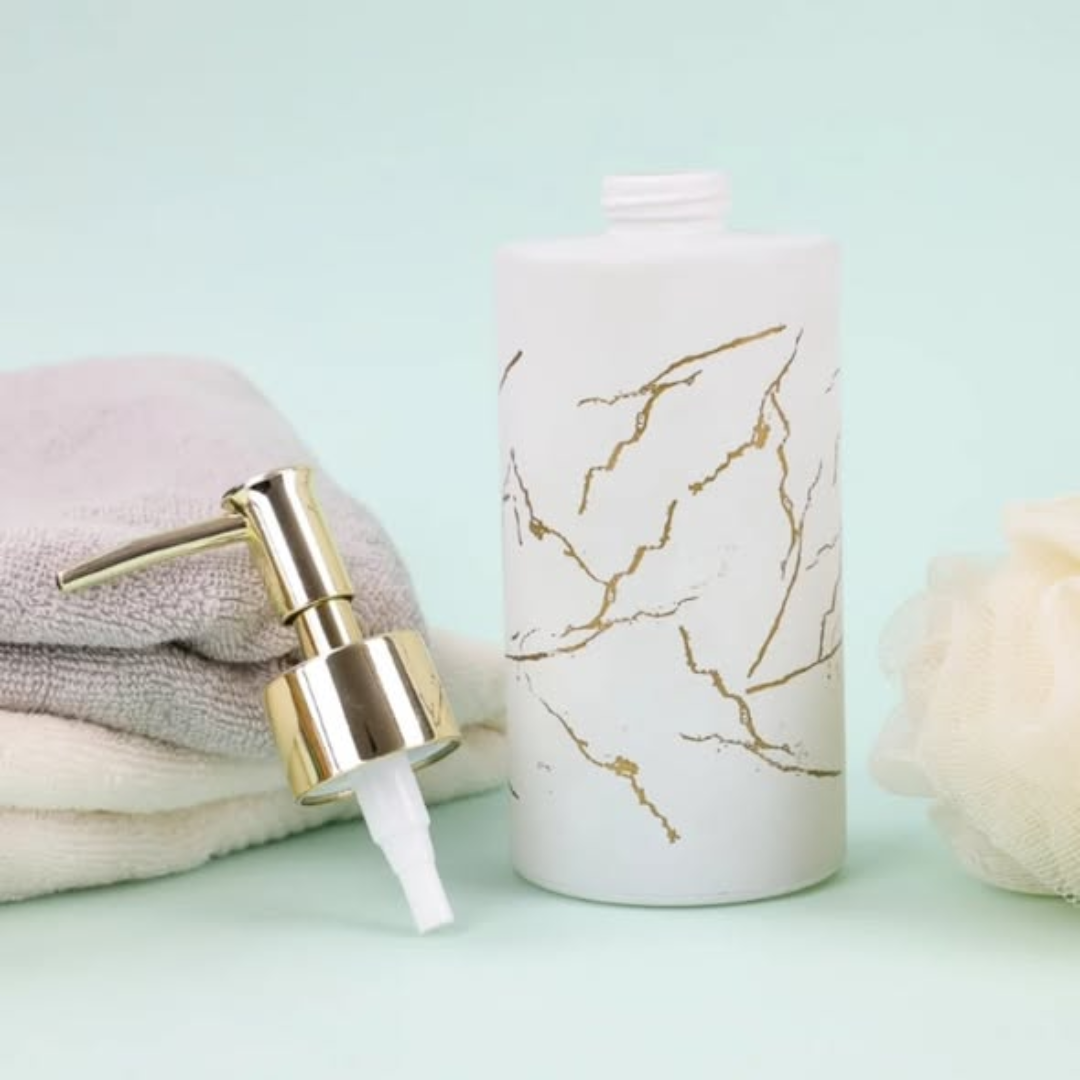 Glass soap dispenser
