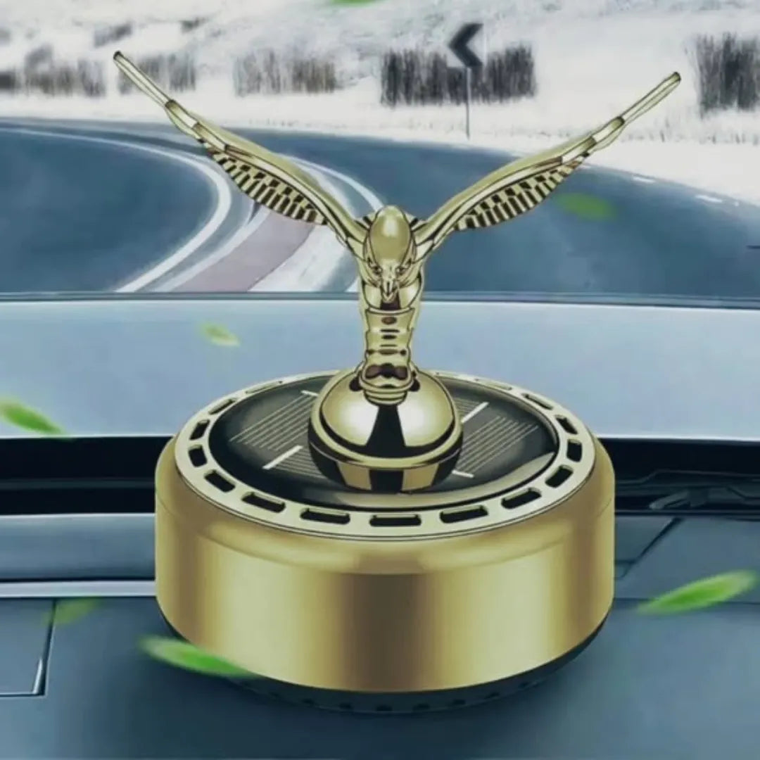 Automatic Rotating Solar Car Dashboard Air Freshener