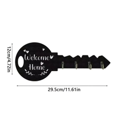 Wall Mounted Decorative Wooden Key Organizer