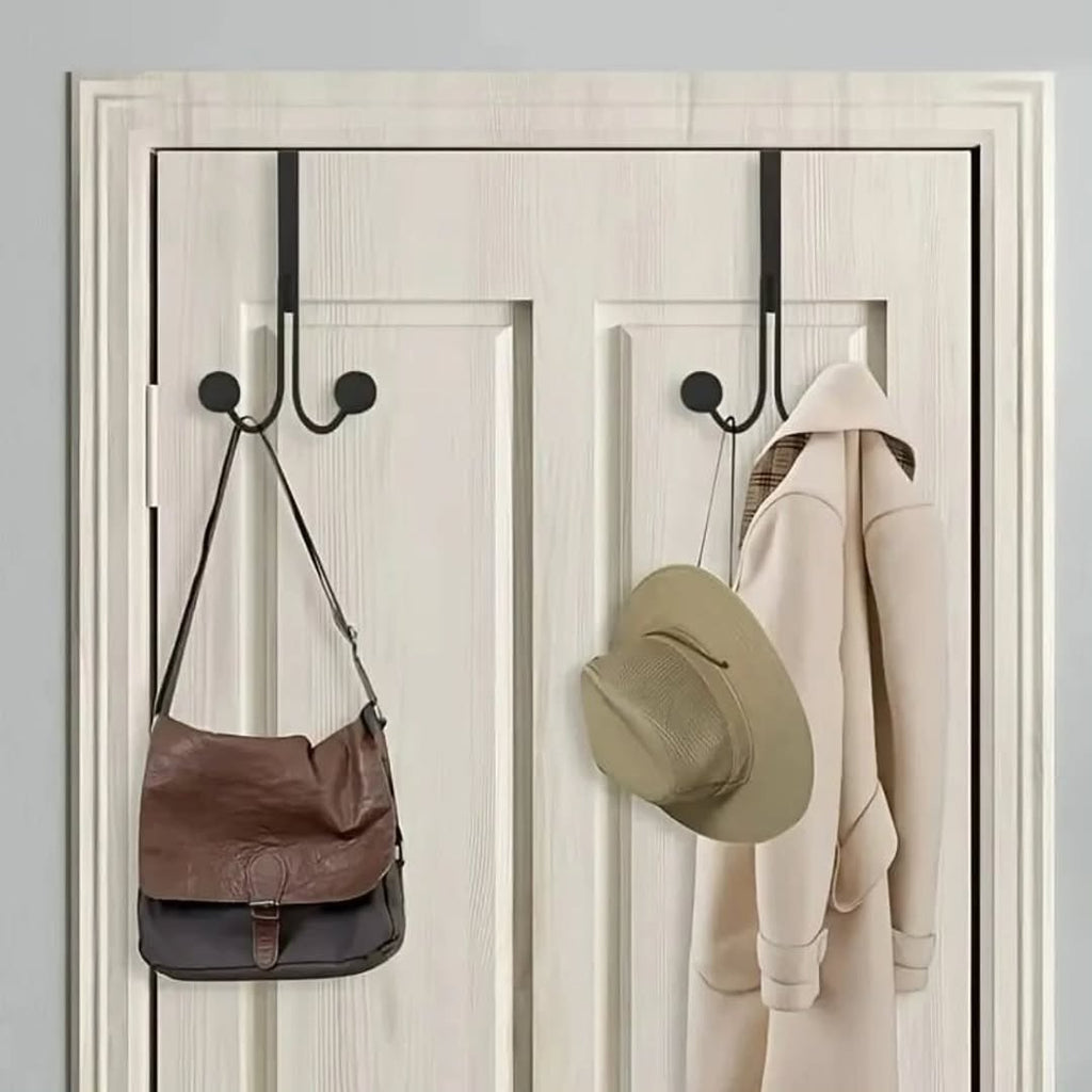 Over The Door Double Hanger Hooks