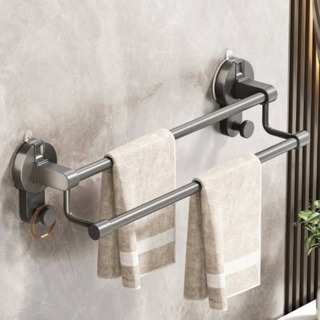 Suction towel holder
