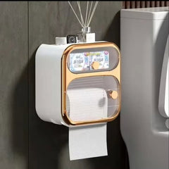 Multifunction 2 Layer Toilet Paper Box