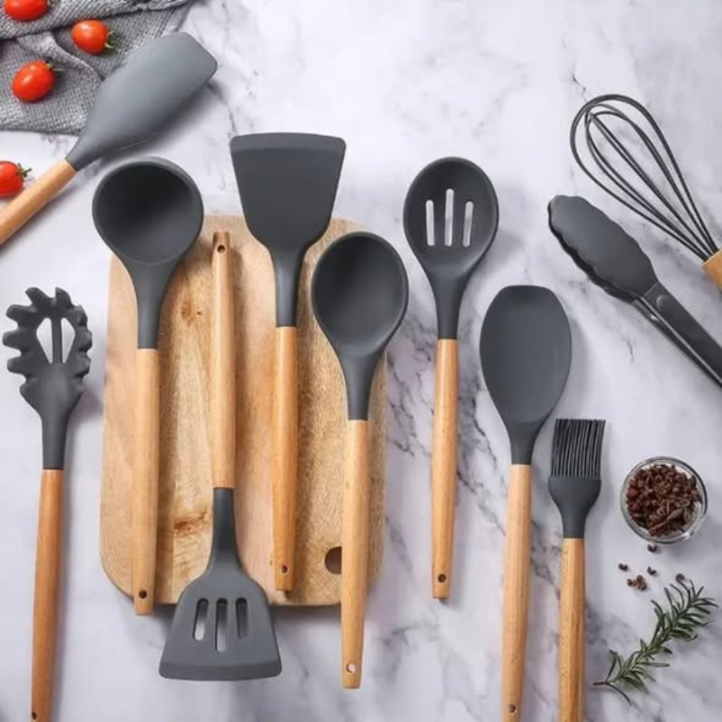 11pcs Silicone Spoons