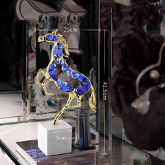 Luxury Modern crystal horse statue