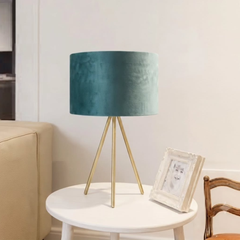 Velvet Tripod Table Lamp