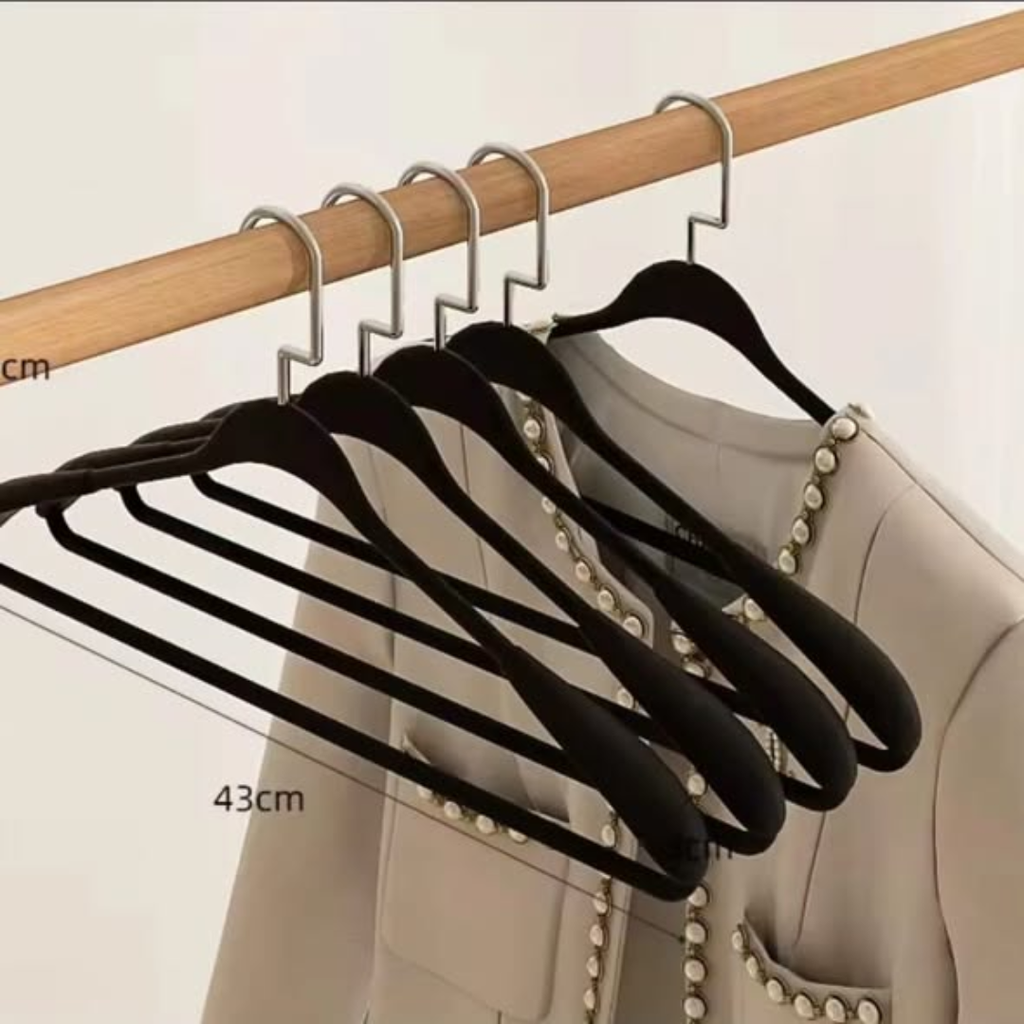 Arc-Shaped Thickened Clothes Hangers 10pcs Set