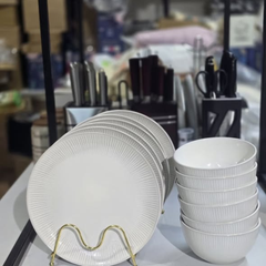 6 Pcs Plates and 6Pcs Bowls Set