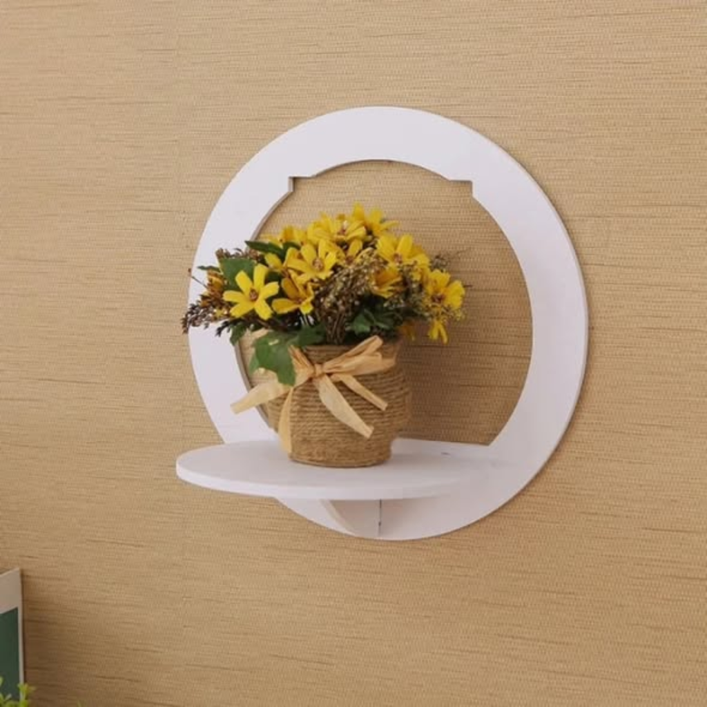 Creative wall mounted floating shelf