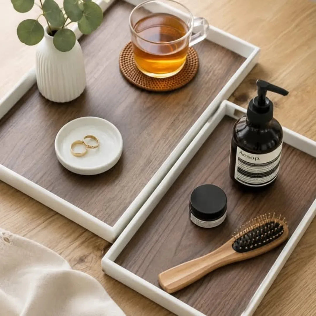 3Pcs Ceramic Serving Trays