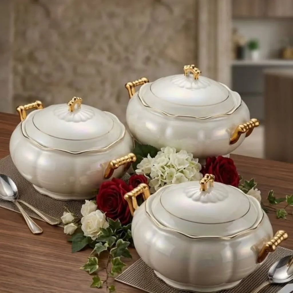 3Pcs Set Pumpkin Dishes
