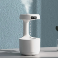 Anti gravity water droplets humidifier