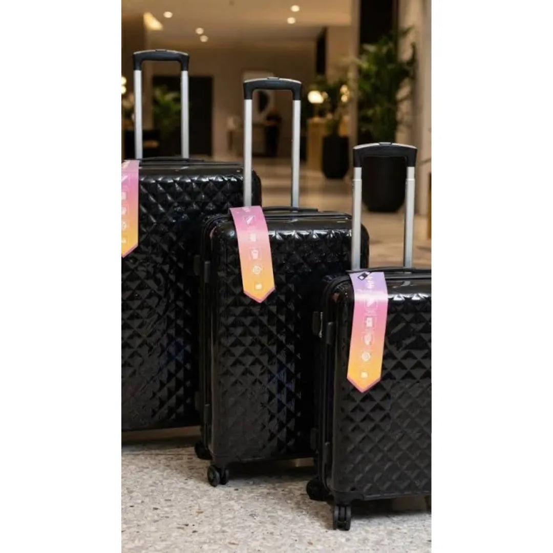 3 In 1 Unbreakable Rubber Suitcase Set