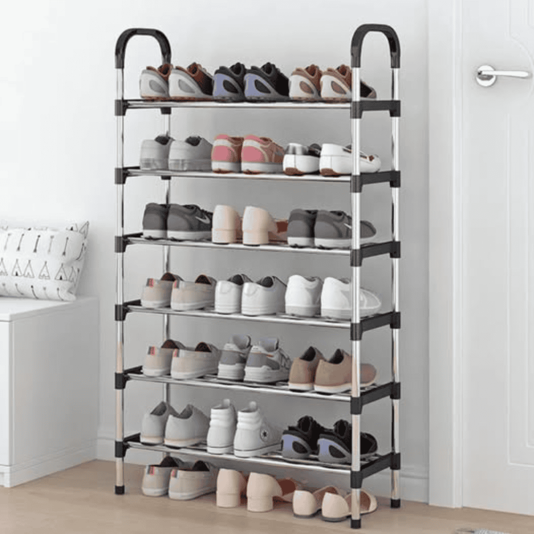 6 Layer Adjustable Shoe Rack – Luvly Household Collections Kenya