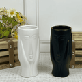 Face Decorative Flower Vase