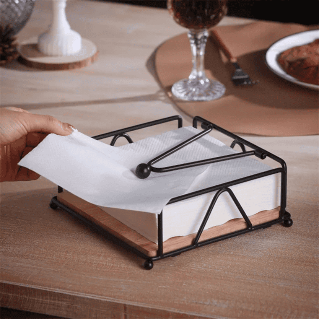 Metallic Napkin Holder