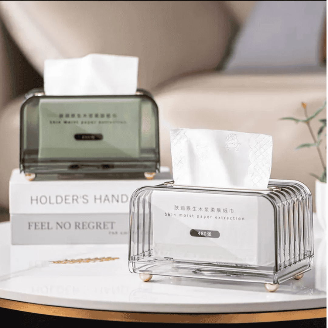 Luxury Clear Serviette Holder