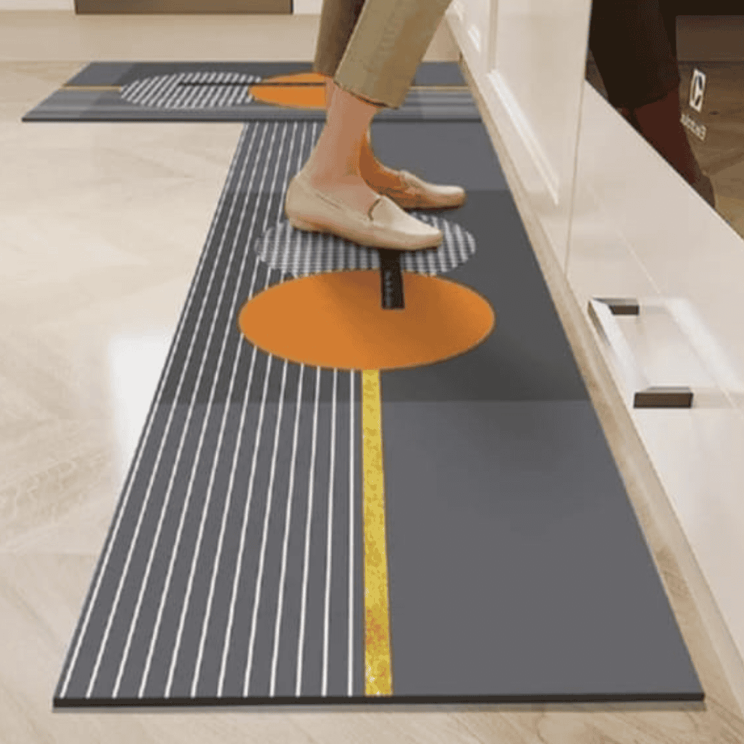 2 in 1 Big Size Anti-Slip Rubber Kitchen Mat