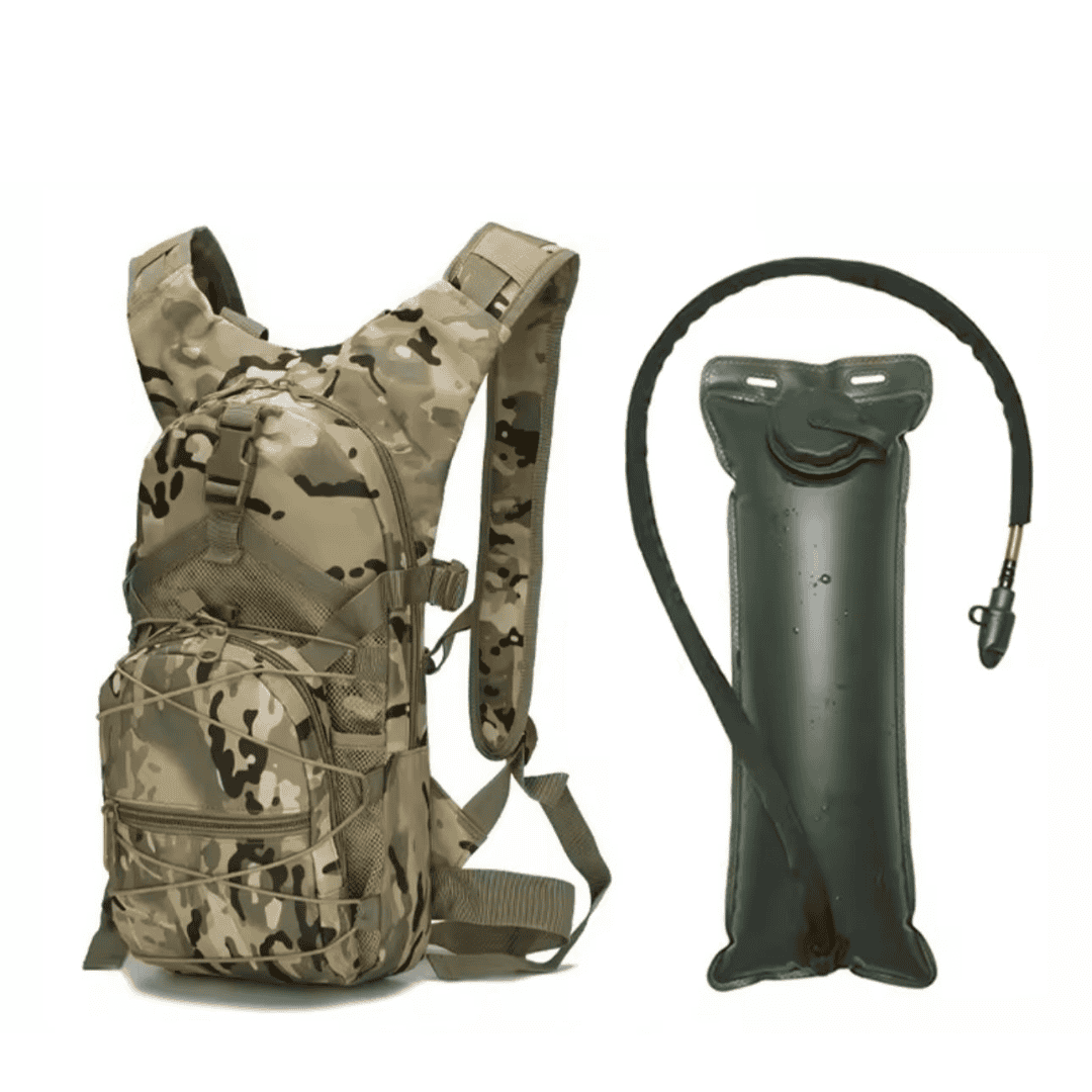 2-in-1 Hydration Backpack with 3L Insulated Water Bag