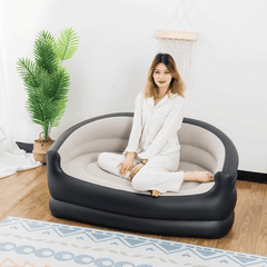 Inflatable 2-Seater Couch Blow-Up Air Sofa