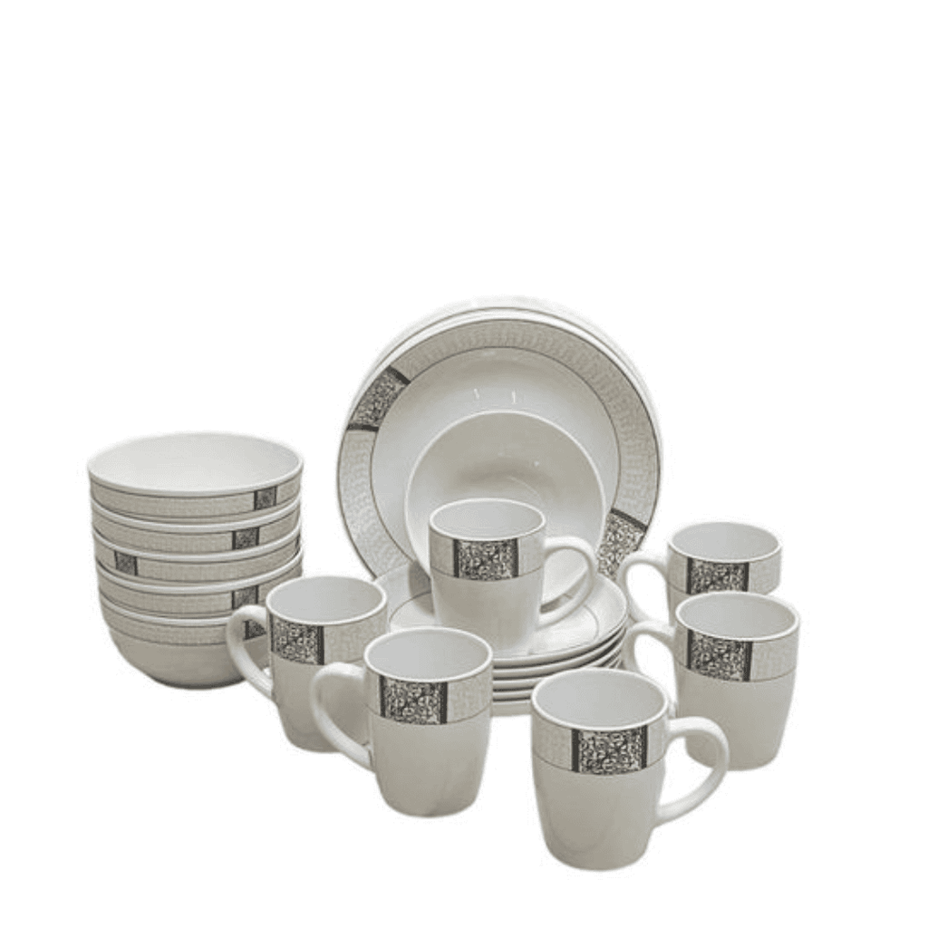 24pc Dinner Set with Deep Plates