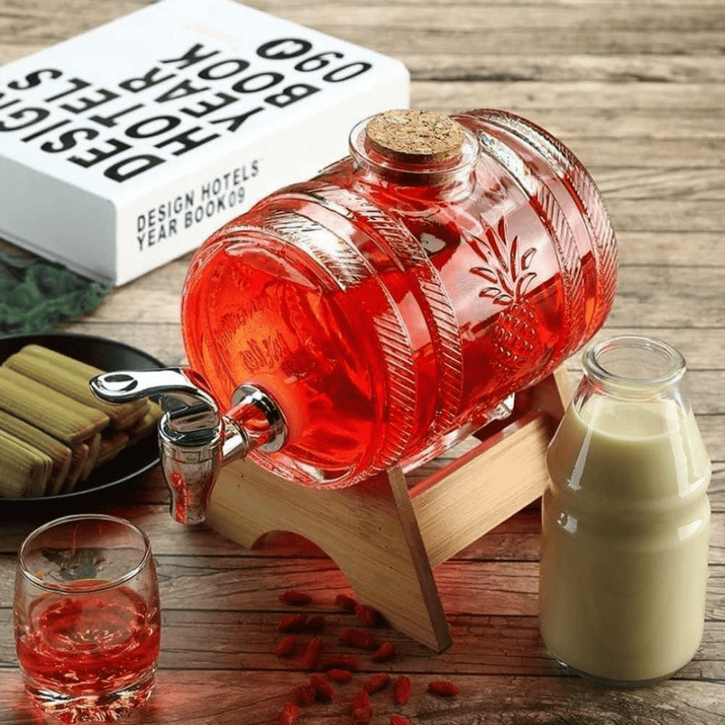 5L Wine Barrel Beverage Dispenser