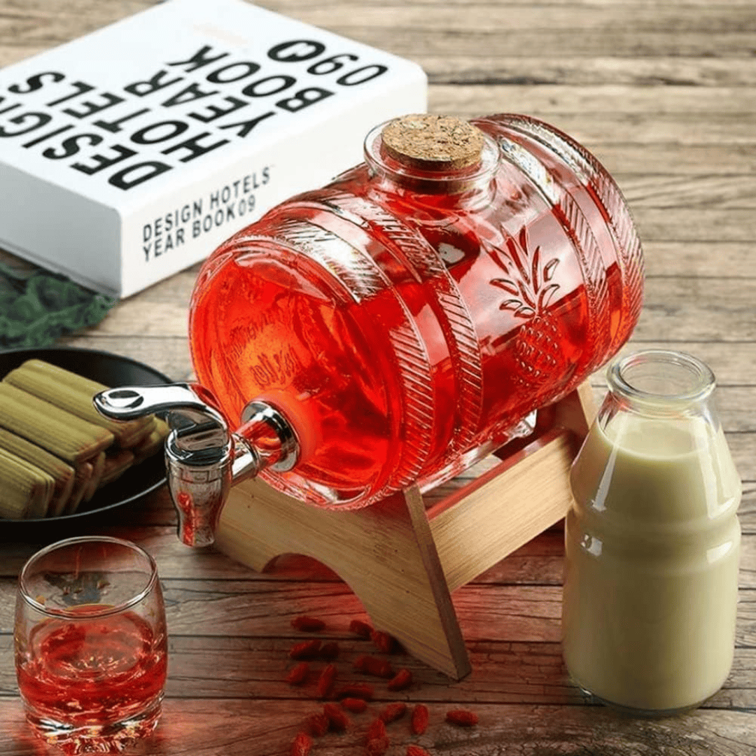 5L Wine Barrel Beverage Dispenser