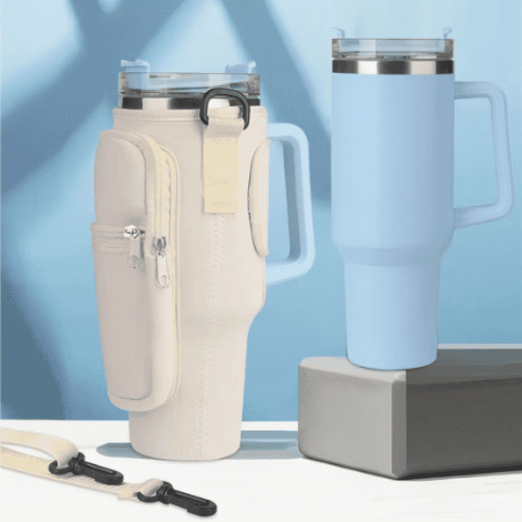 Portable Water Bottle Carrier Bag with Straps
