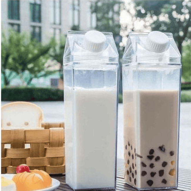 Acrylic Fresh Milk Bottle